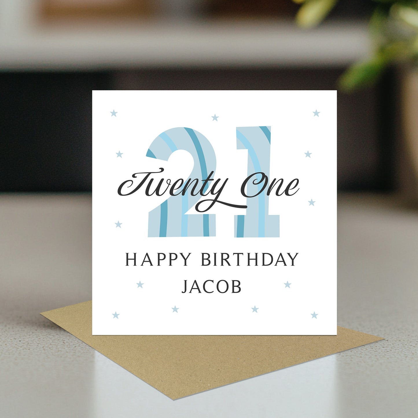 Personalised 21st Birthday Cards For Men Brother Son Grandson