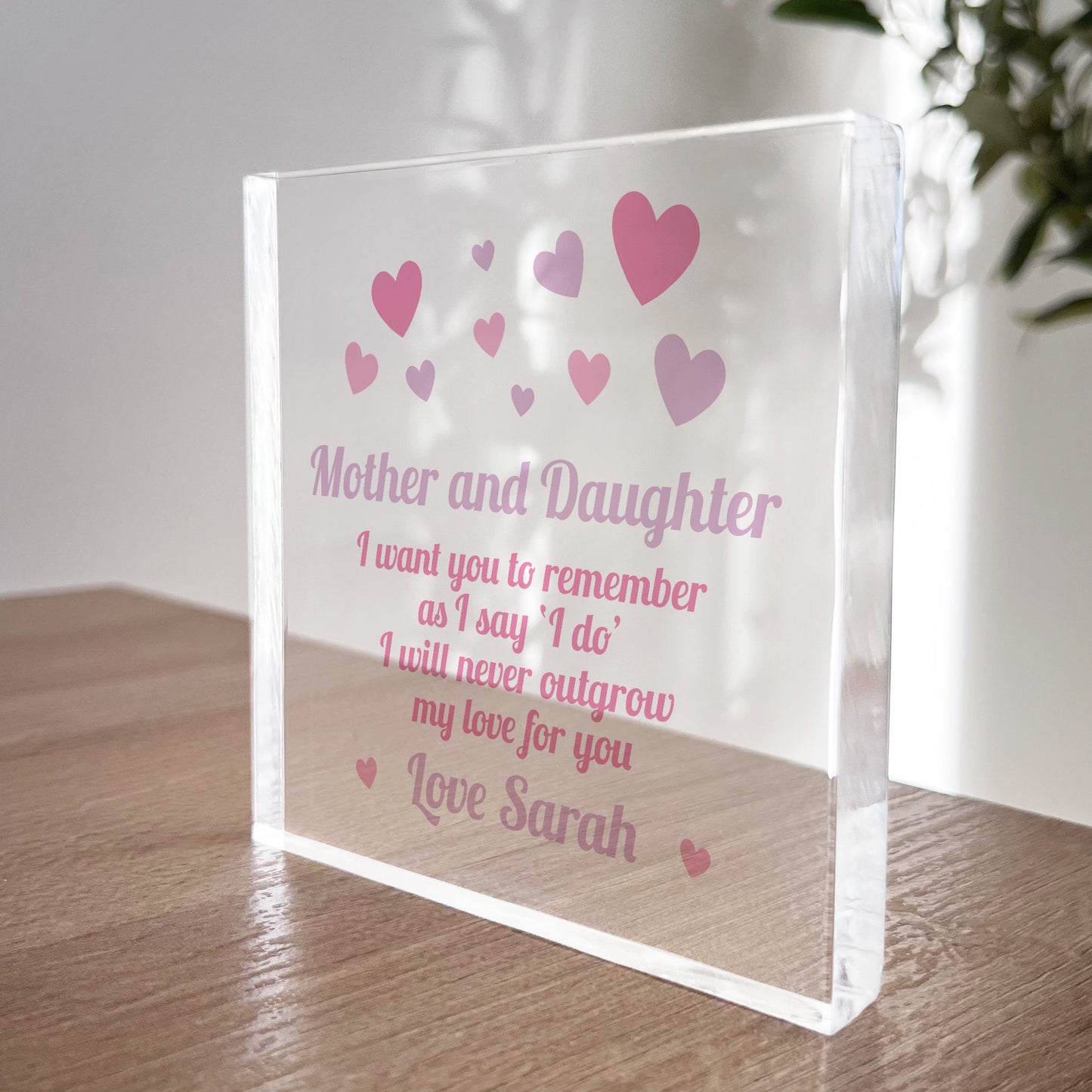 Gift For Mother Of The Bride Personalised Wedding Day Gift Mum