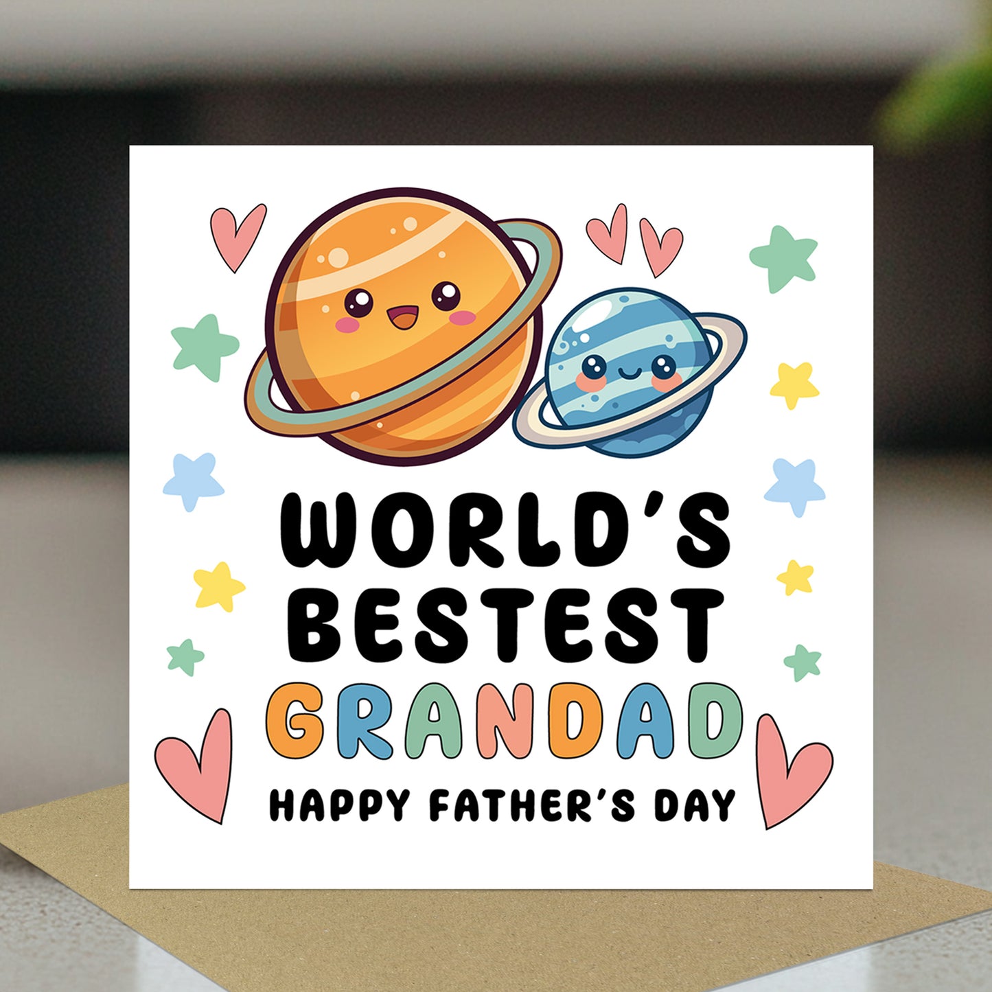 Fathers Day Card For Grandad Worlds Best Grandad Card