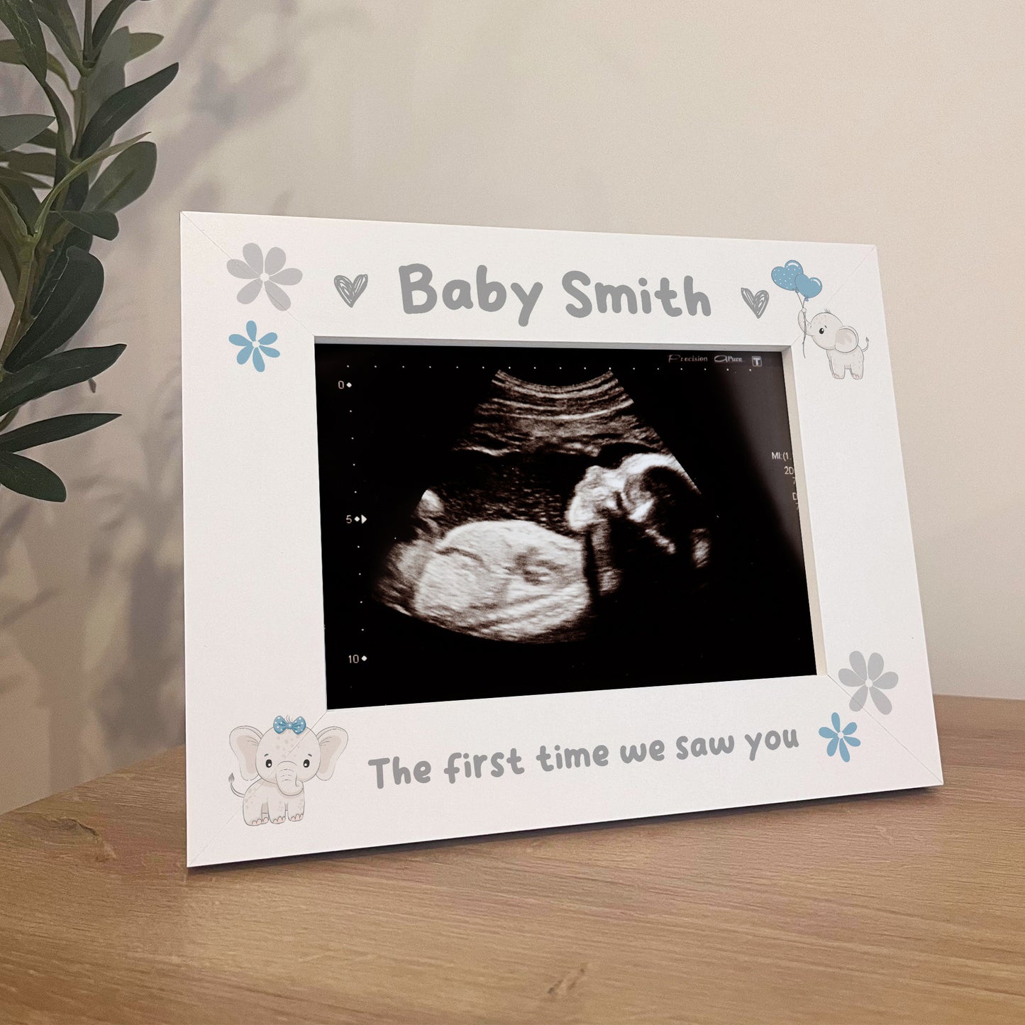 Personalised Baby Scan 7x5 Photo Frame Keepsake Baby Boy Gifts