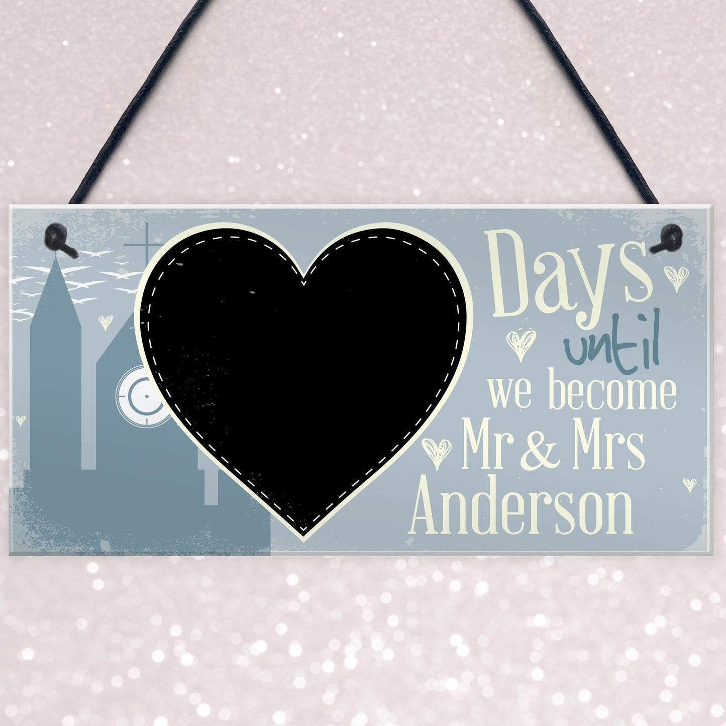Wedding Countdown Days Until We Say I Do Engagement Gifts