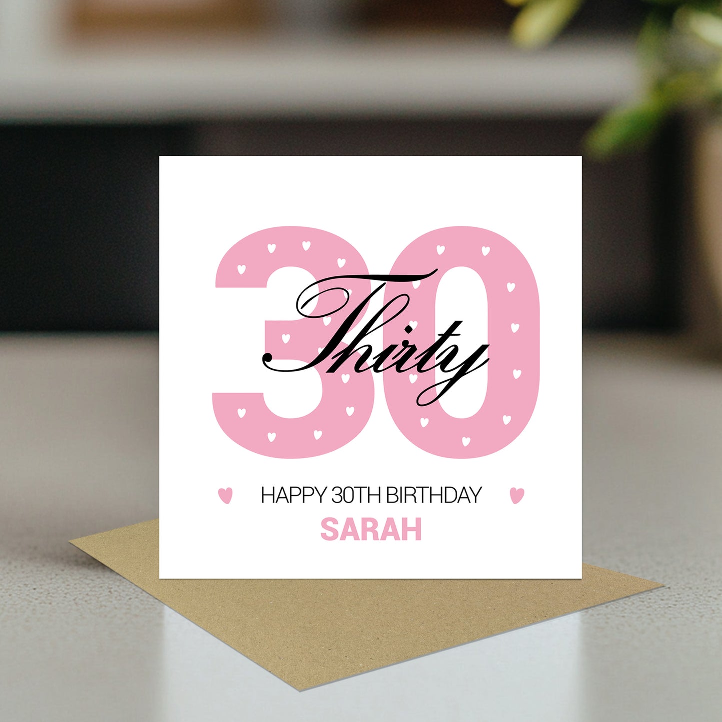 PERSONALISED 30th Birthday Card For Daughter Auntie Mum Friend