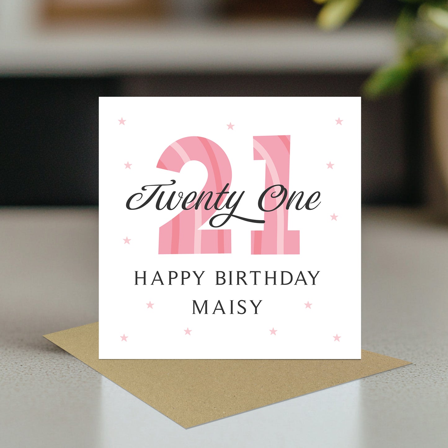 Personalised 21st Birthday Card For Women Daughter Sister Friend