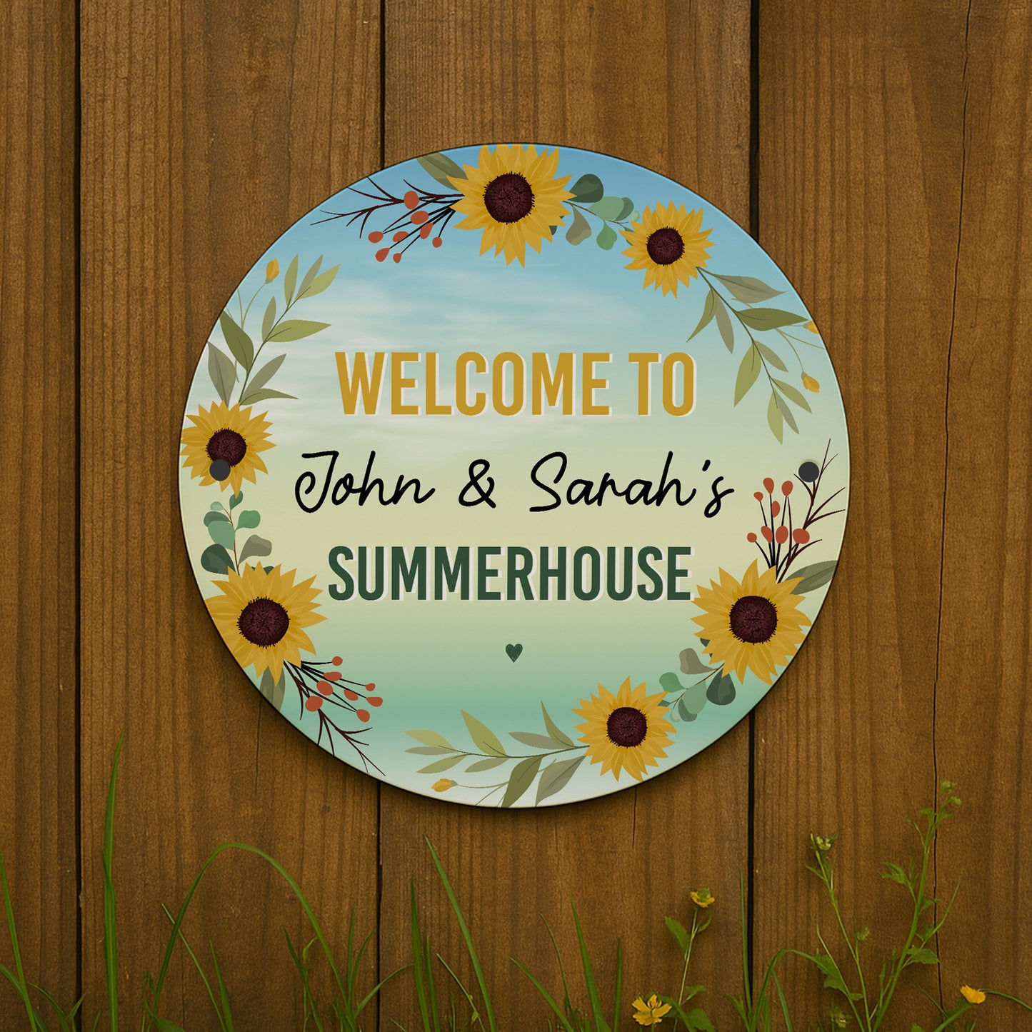 Personalised Welcome To Any Name's Summerhouse Sign For Garden