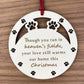 Memorial Christmas Bauble For Pet Dog Engraved Memorial Decor