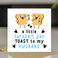 Fathers Day Card For Husband Happy Father's Day Card From Wife