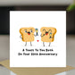 Funny Anniversary Card For Couple Toast To You 20th Anniversary