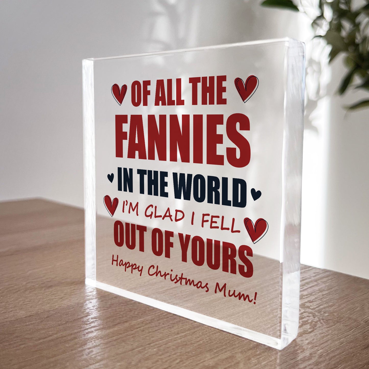 Funny Gift For Mum For Christmas Acrylic Plaque Mum Gifts