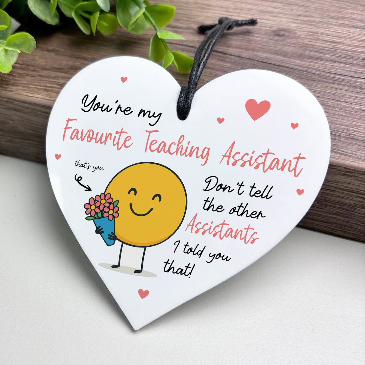 Gift For Favourite Teaching Assistant Teacher Plaque Thank You