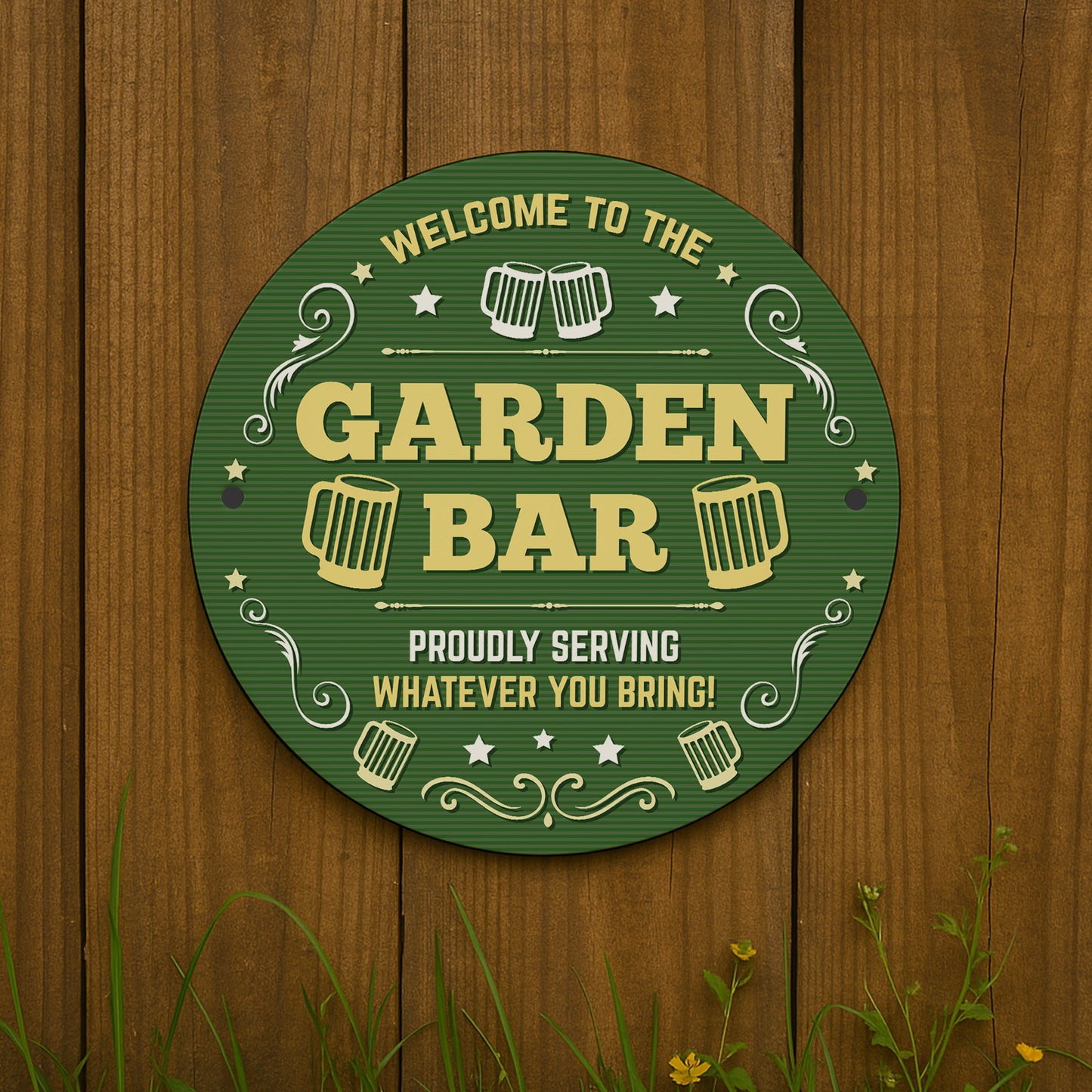 Welcome Garden Bar Sign Acrylic Bar Signs For Home Bar Outside