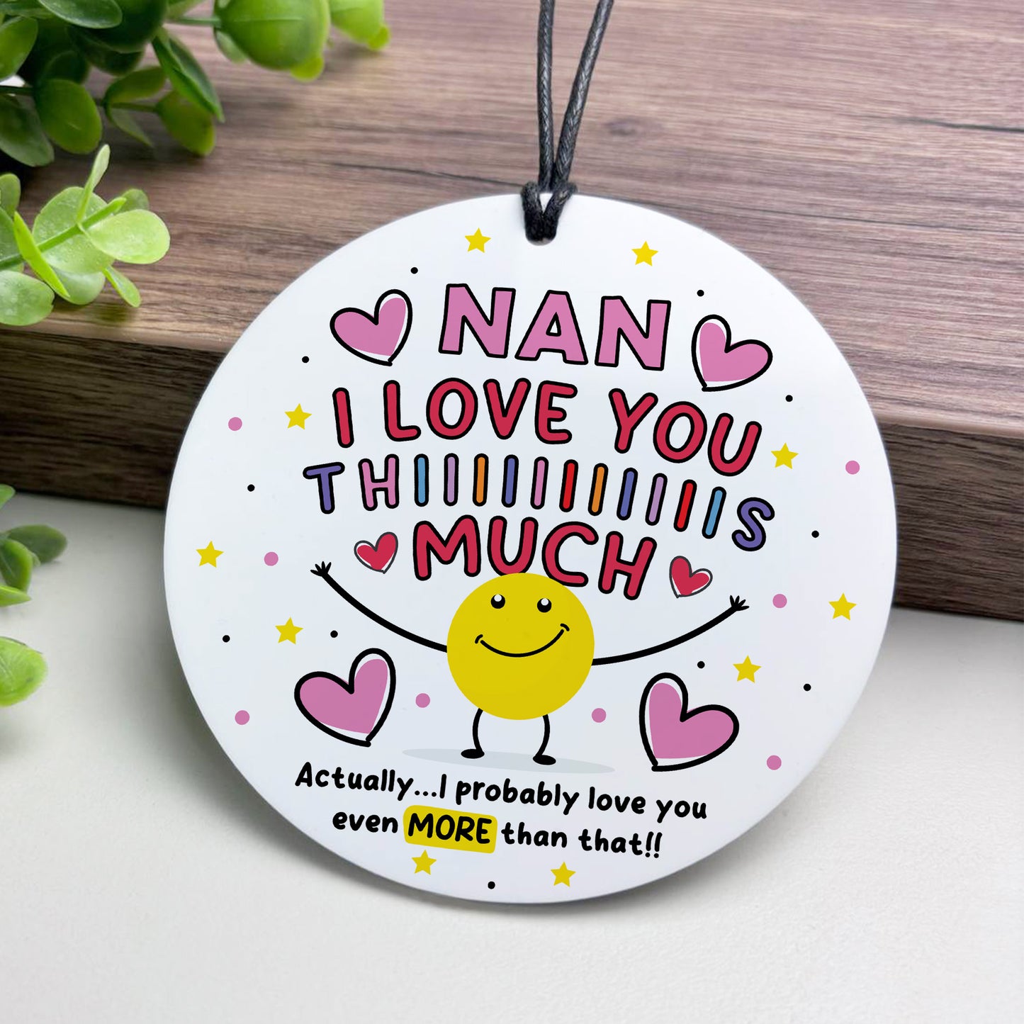 Gift For Best Nan I Love You This Much Nan Birthday Gift From Gr