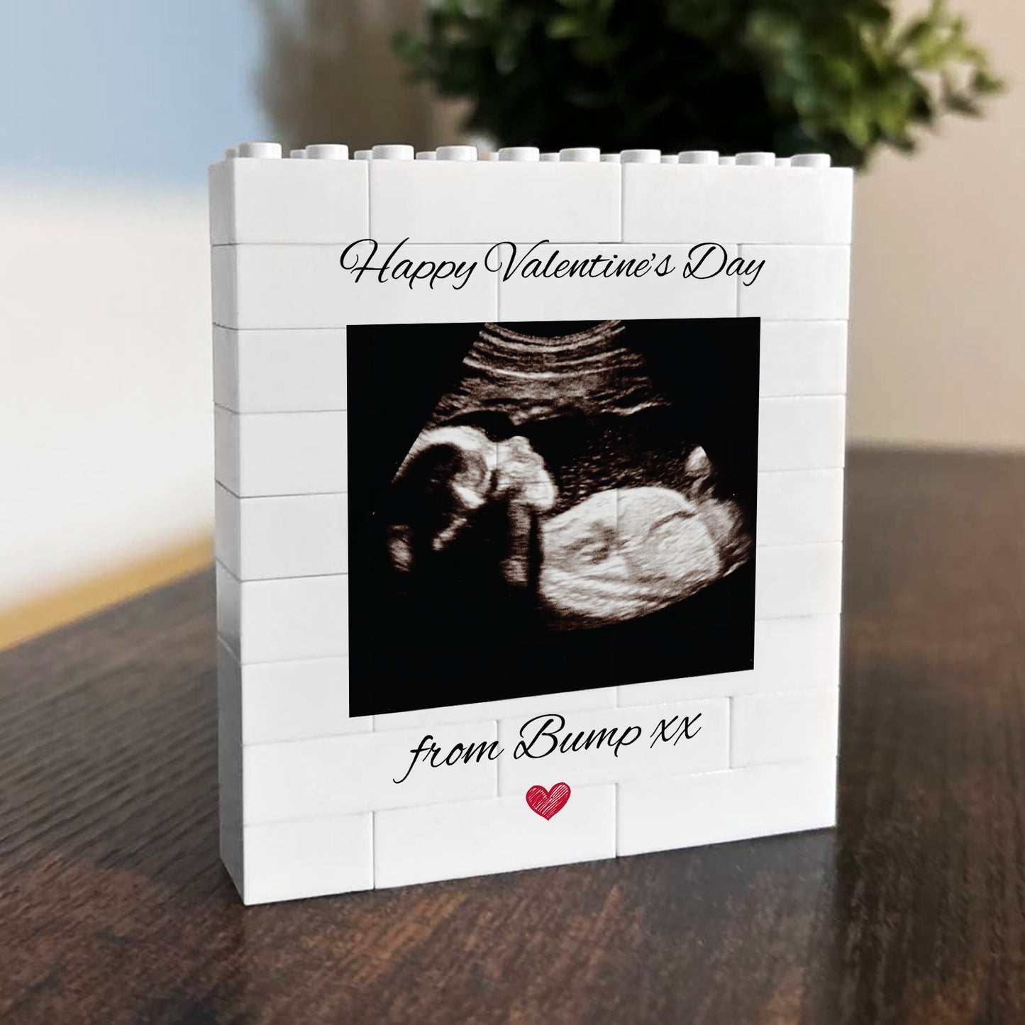 Personalised Valentines Gift From Bump Brick Photo Block Gift