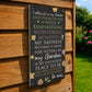 Garden Memorial Plaque For Summer House Garden Shed Sign