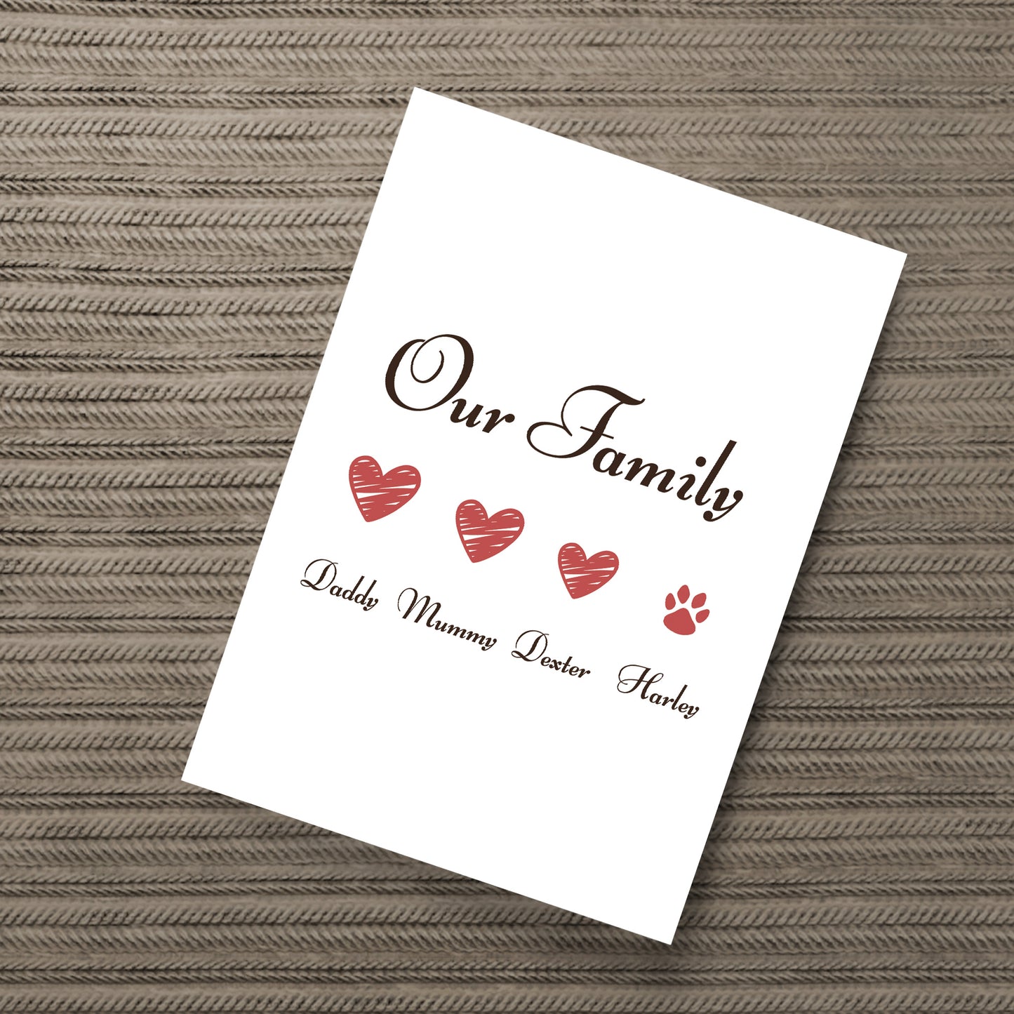 Personalised Family Sign Home Sign Home Decor Gift For Couple