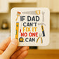 Novelty Dad Coaster For Handyman Builder Funny Gift Father's Day
