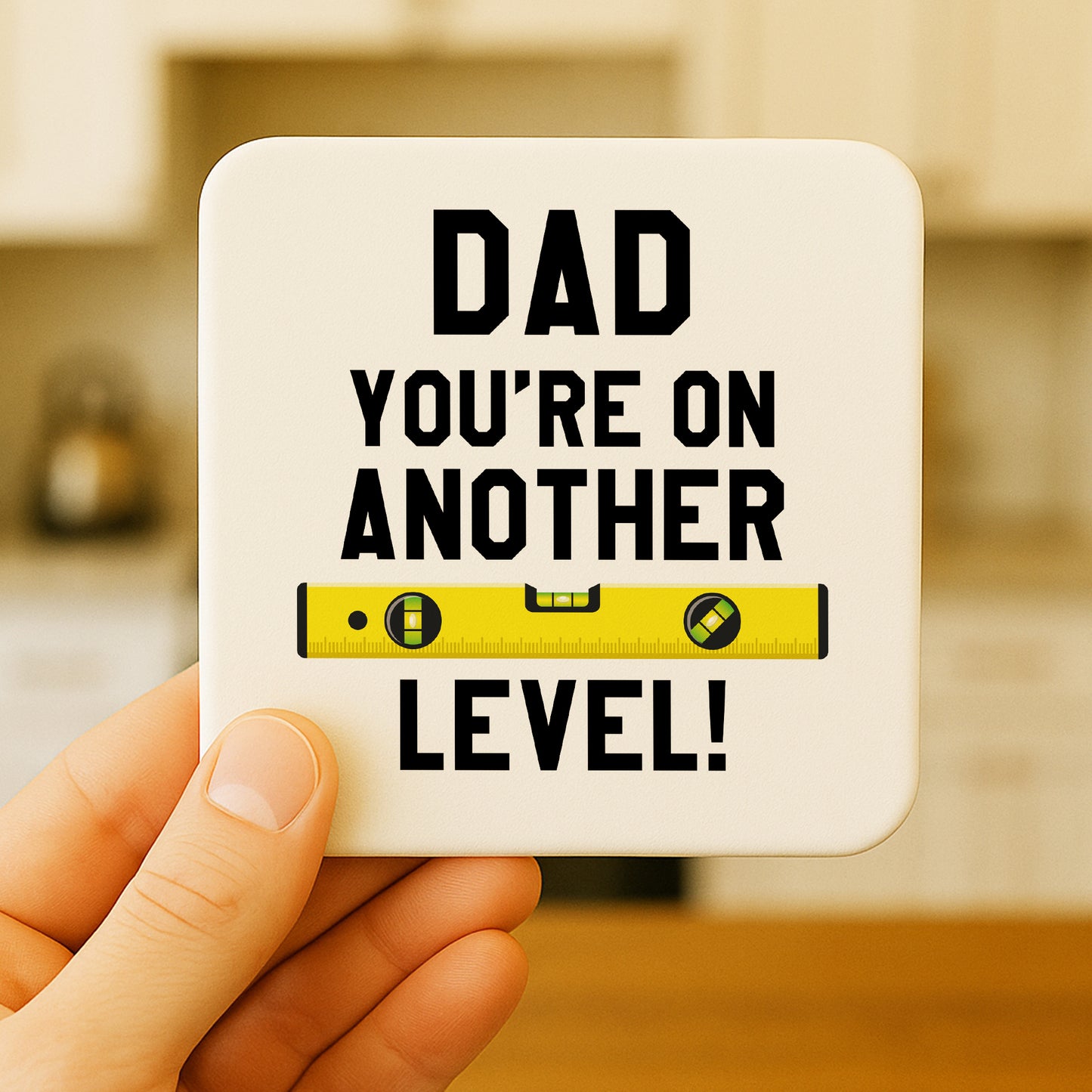 Dad Funny Coaster Another Level DIY Handyman Gift Father's Day