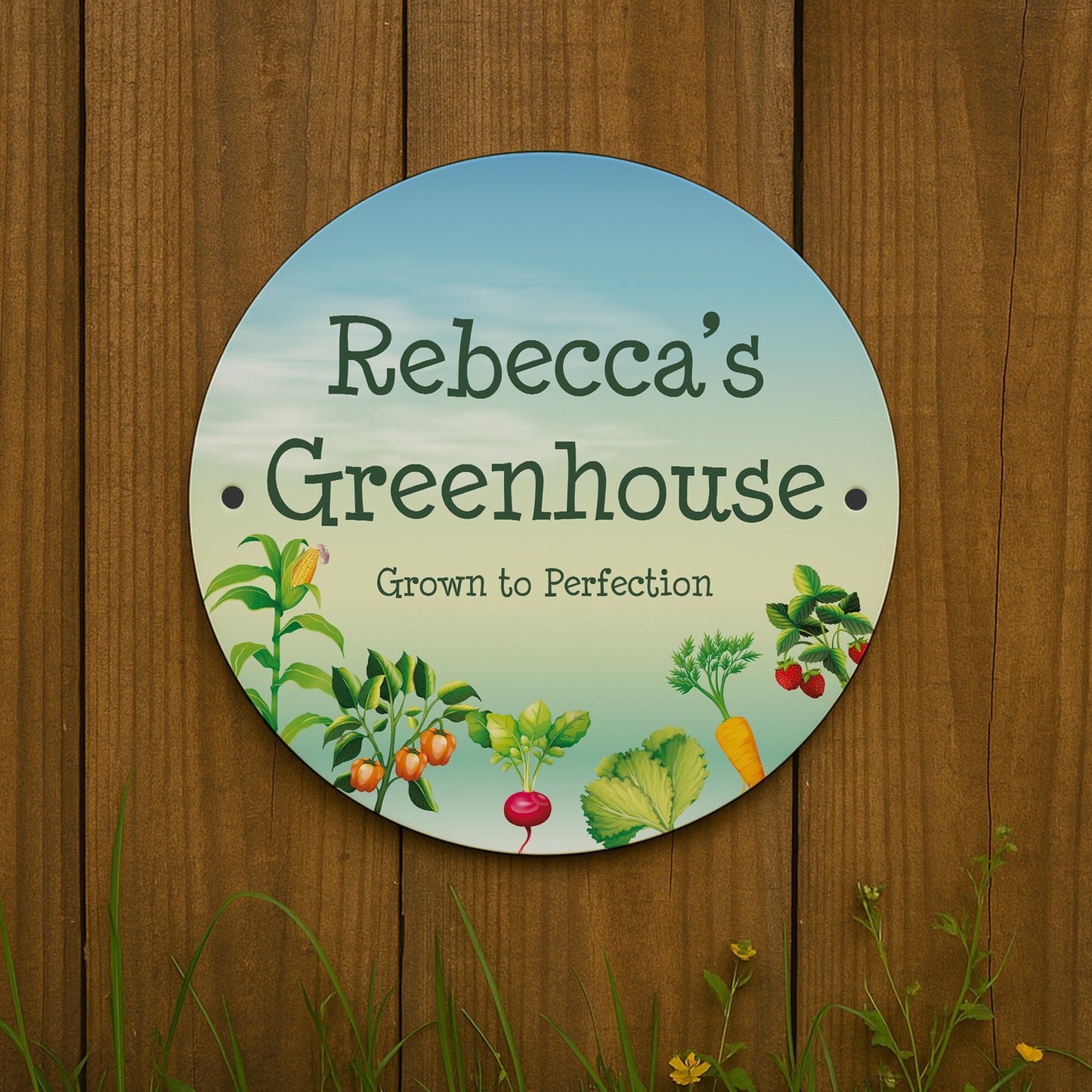 Personalised Greenhouse Sign For Garden Shed Any Name's Garden