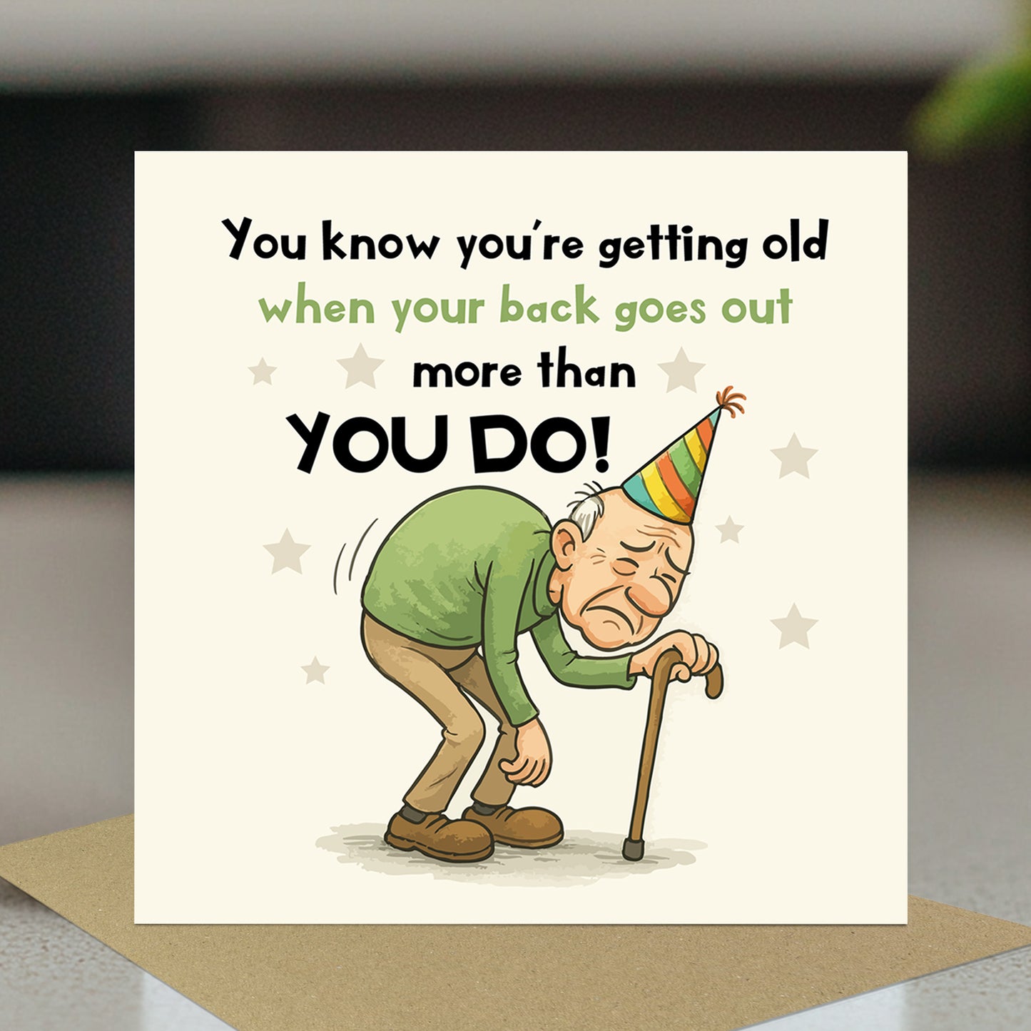 Funny Joke Dad Grandad Birthday Card With Envelope Included