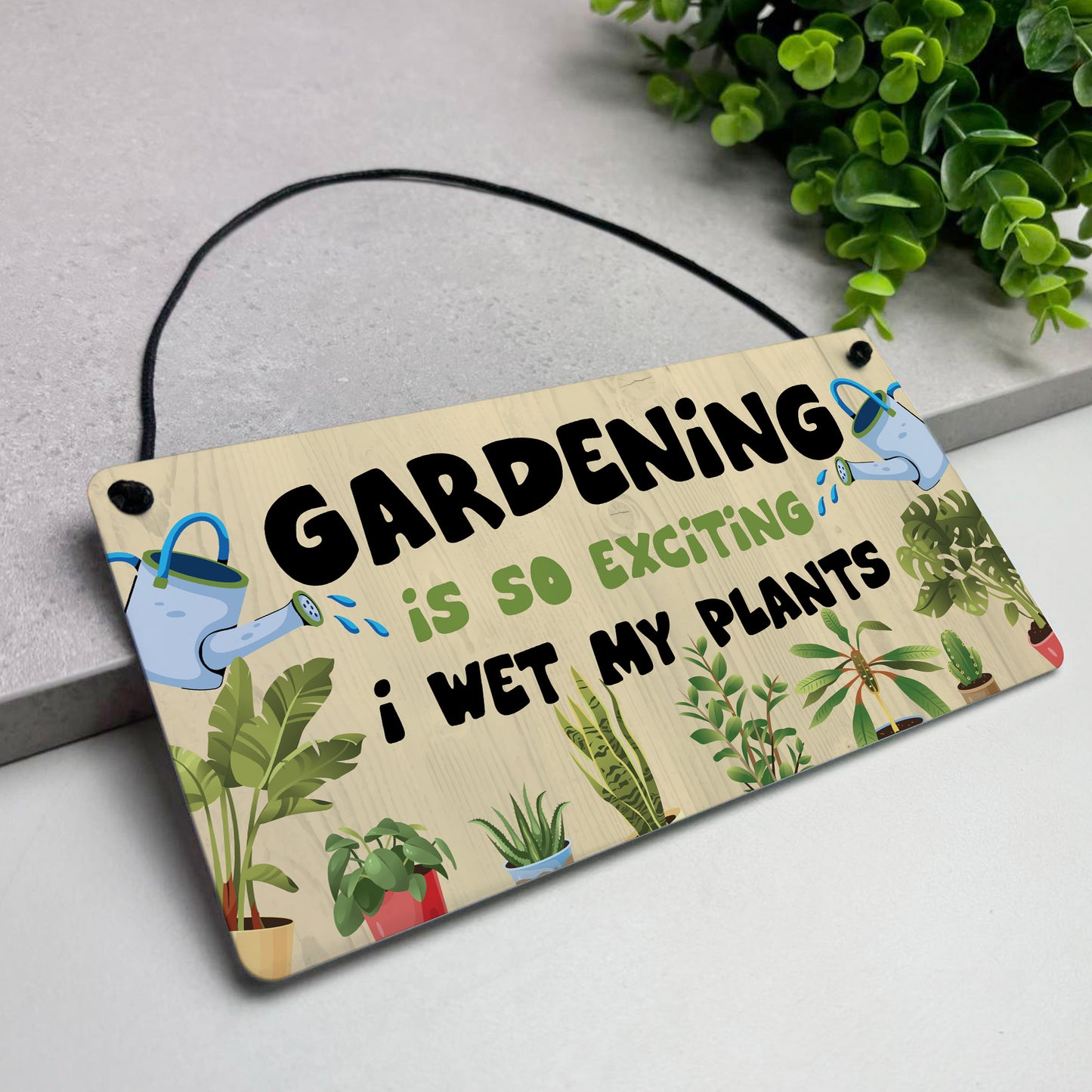 Funny Garden Sign For Outdoor Hanging Wall Sign For Yard