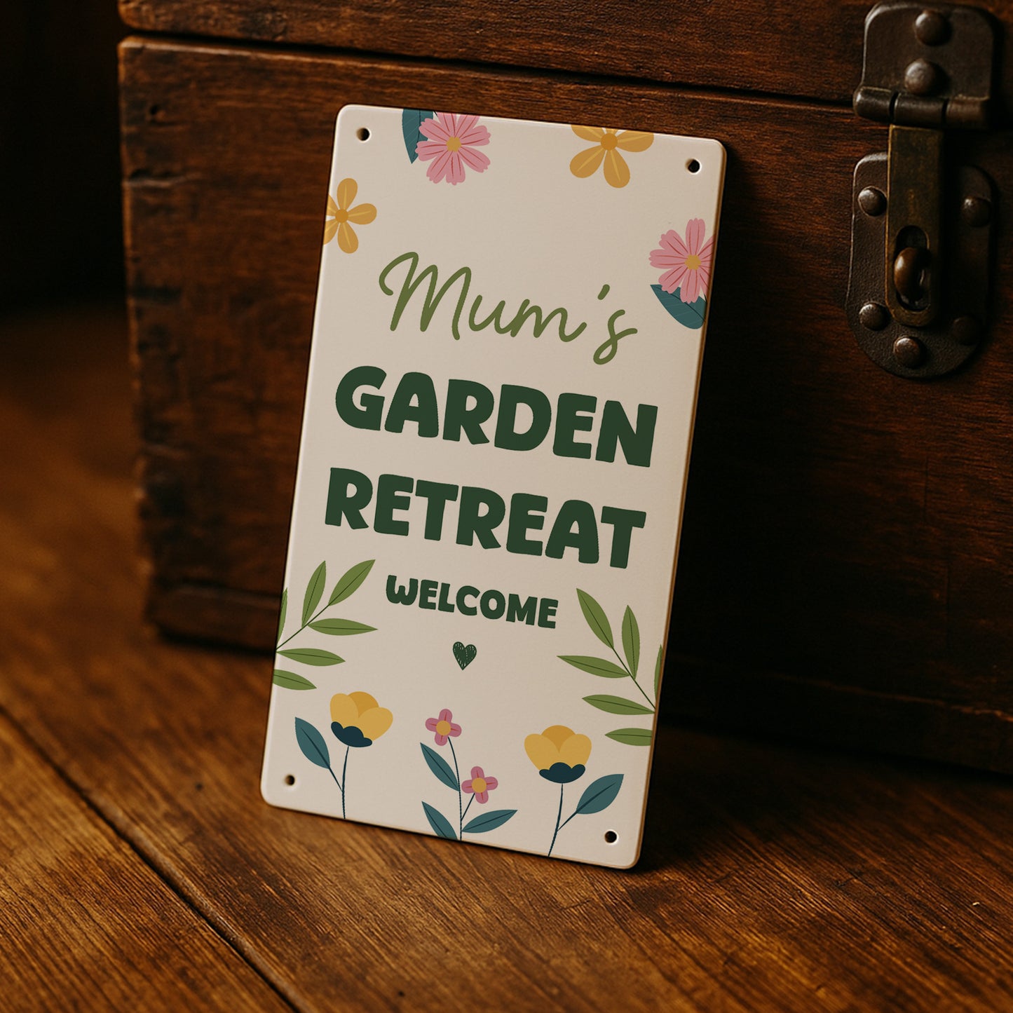 Personalised Garden Sign For Outside Garden Retreat Welcome Sign