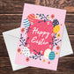 Happy Easter Greetings Card For Kids Children Students Teacher