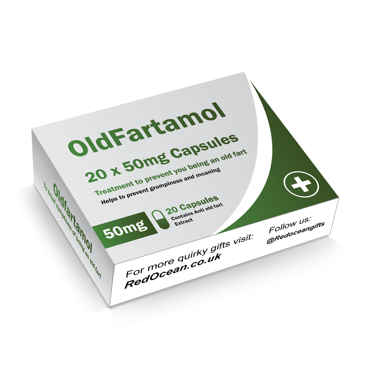 OldFartamol Pill Box Funny Gift For Girlfriend Boyfriend Mum Dad