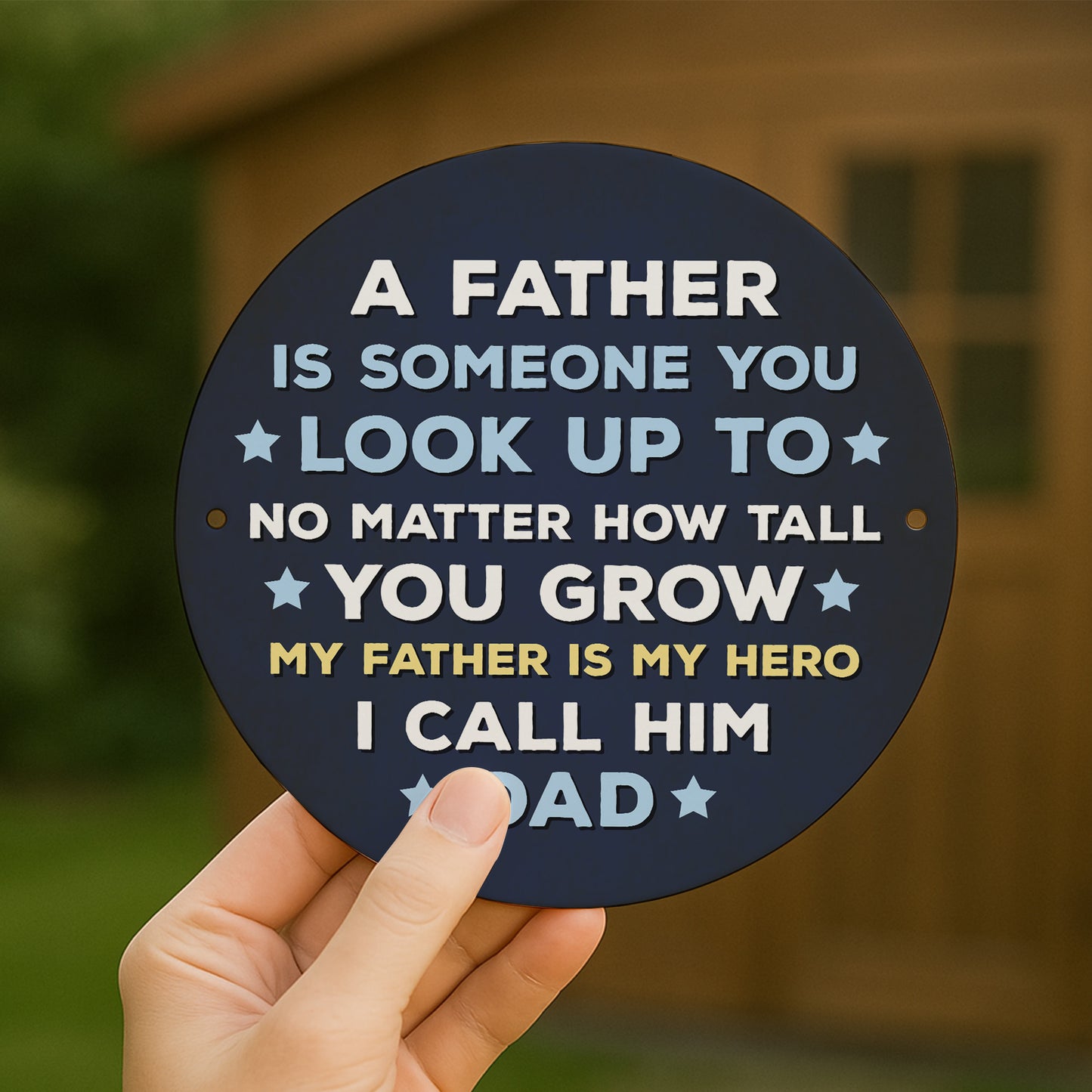 Gifts for Dad Hanging Acrylic Plaque Dad Birthday Gifts