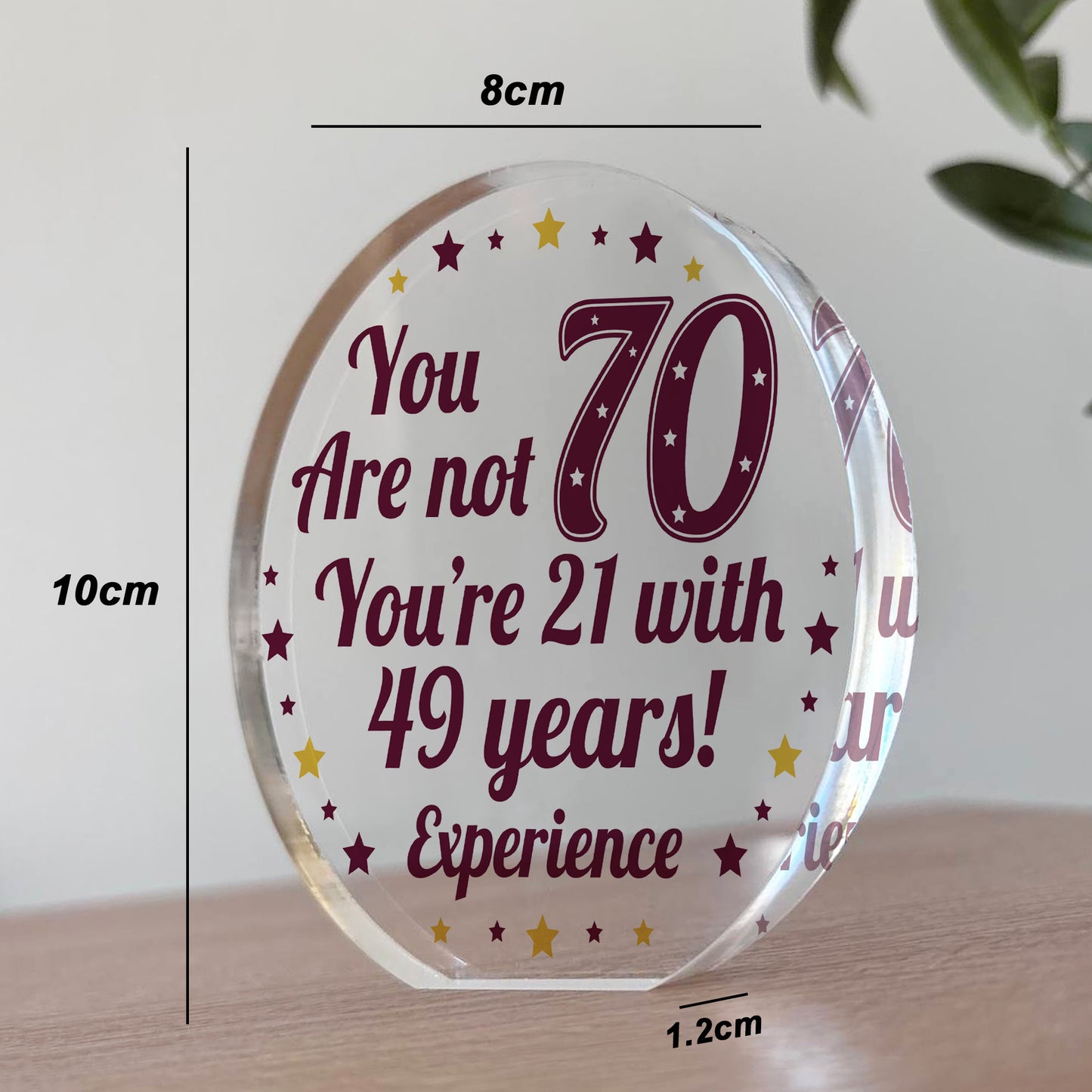 Funny 70th Birthday Gift For Men Women Joke Birthday Gift