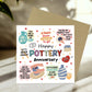 Funny 9th Anniversary Card Pottery Anniversary Cards For Husband