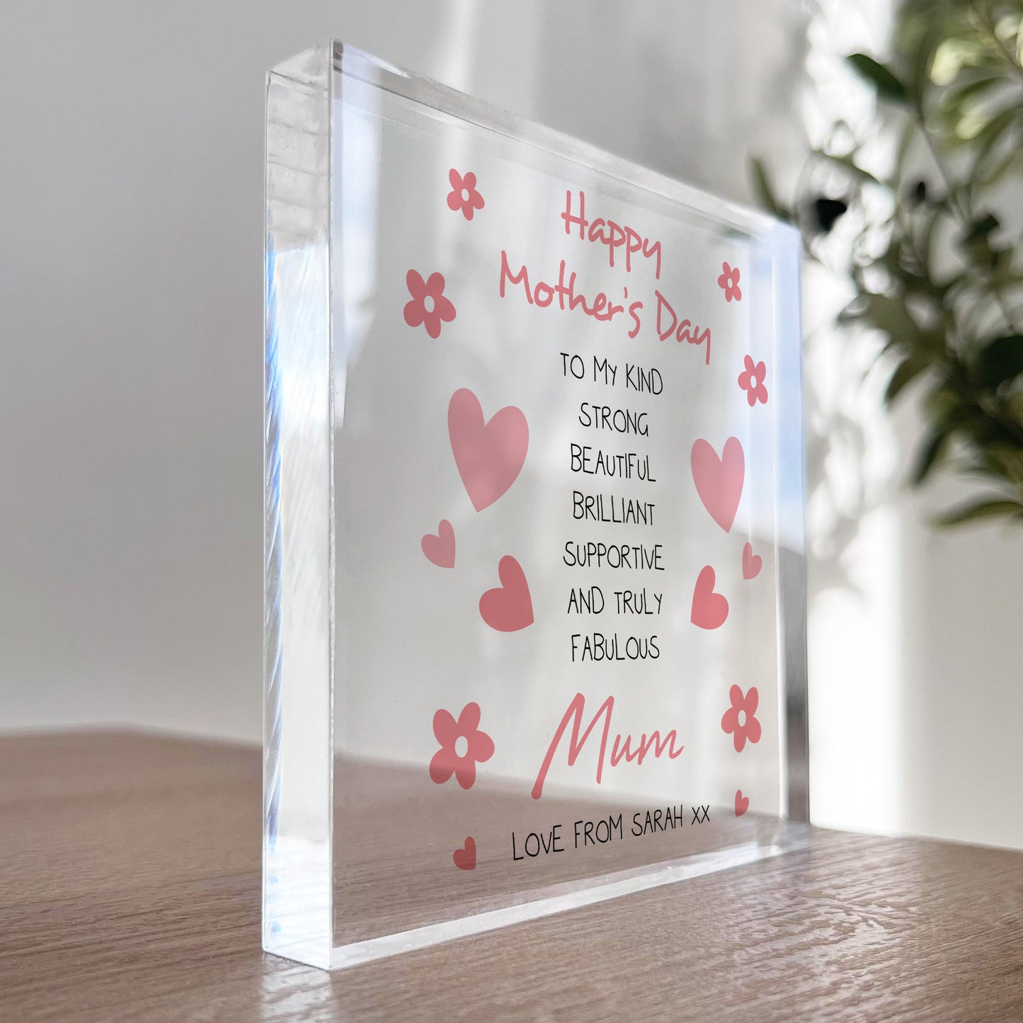 Mothers Day Gift For My Beautiful Fabulous Mum Personalised