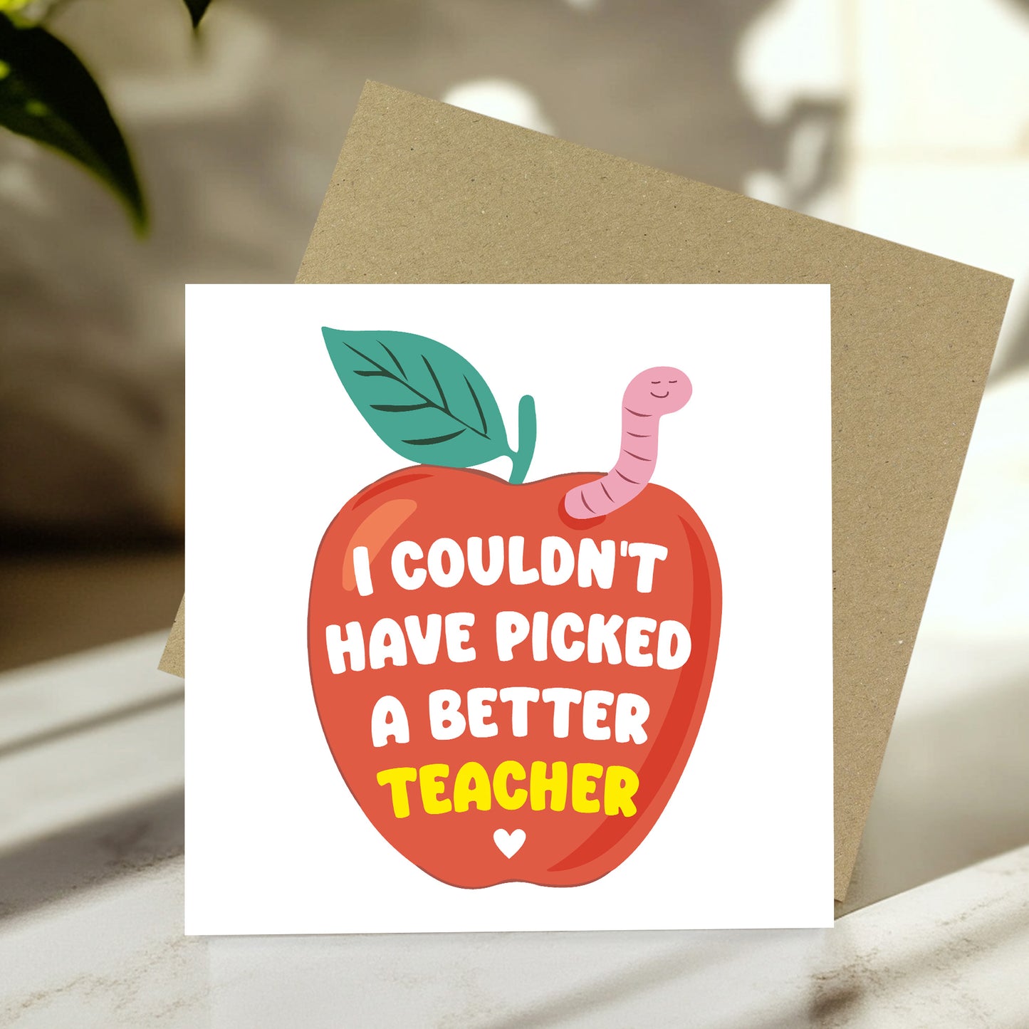 Leaving School Nursery Card For Teacher Better Teacher