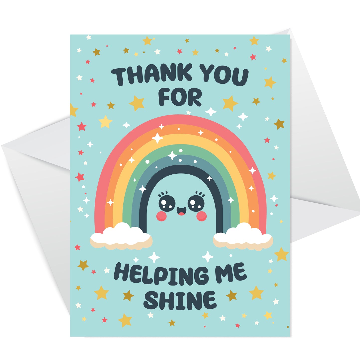 Teacher Thank You Card Multipack of 6 End of Term Leaving School