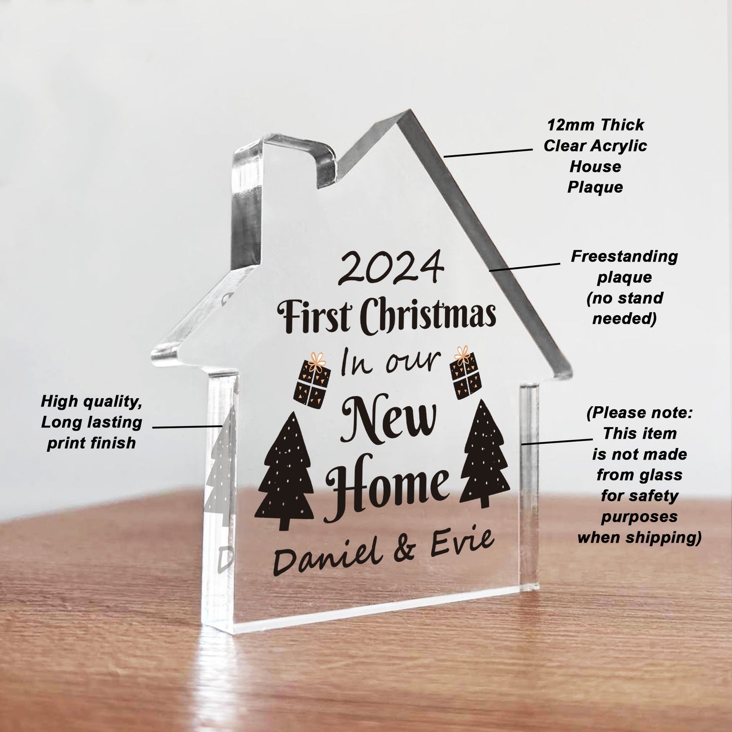 Personalised First Christmas In Our New Home Gifts for Friends