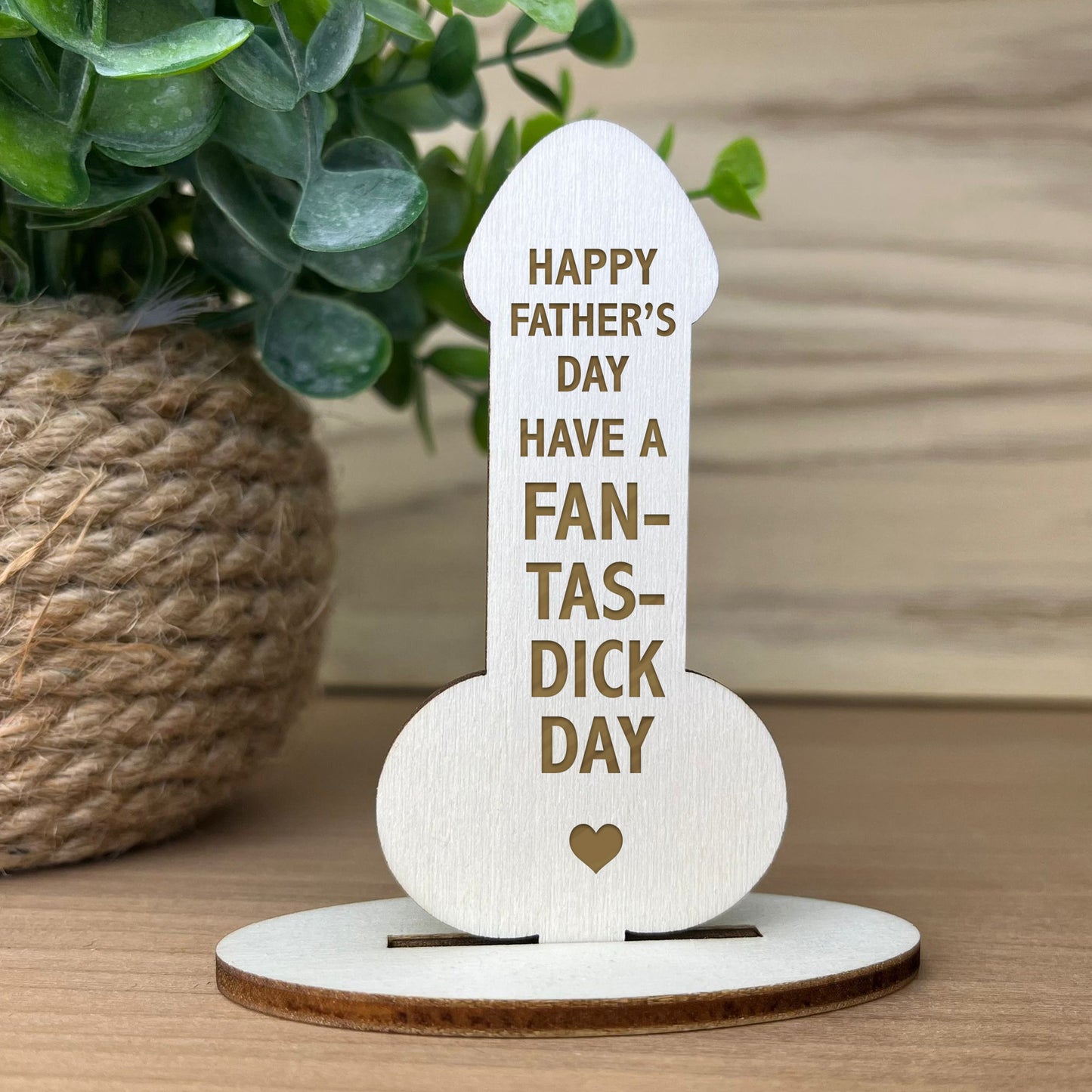 Fathers Day Funny Engraved Plaque Gift For Dad Rude Dad Gift