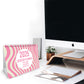 2025 Pink Calendar Desktop Office Planner Month to View Planner