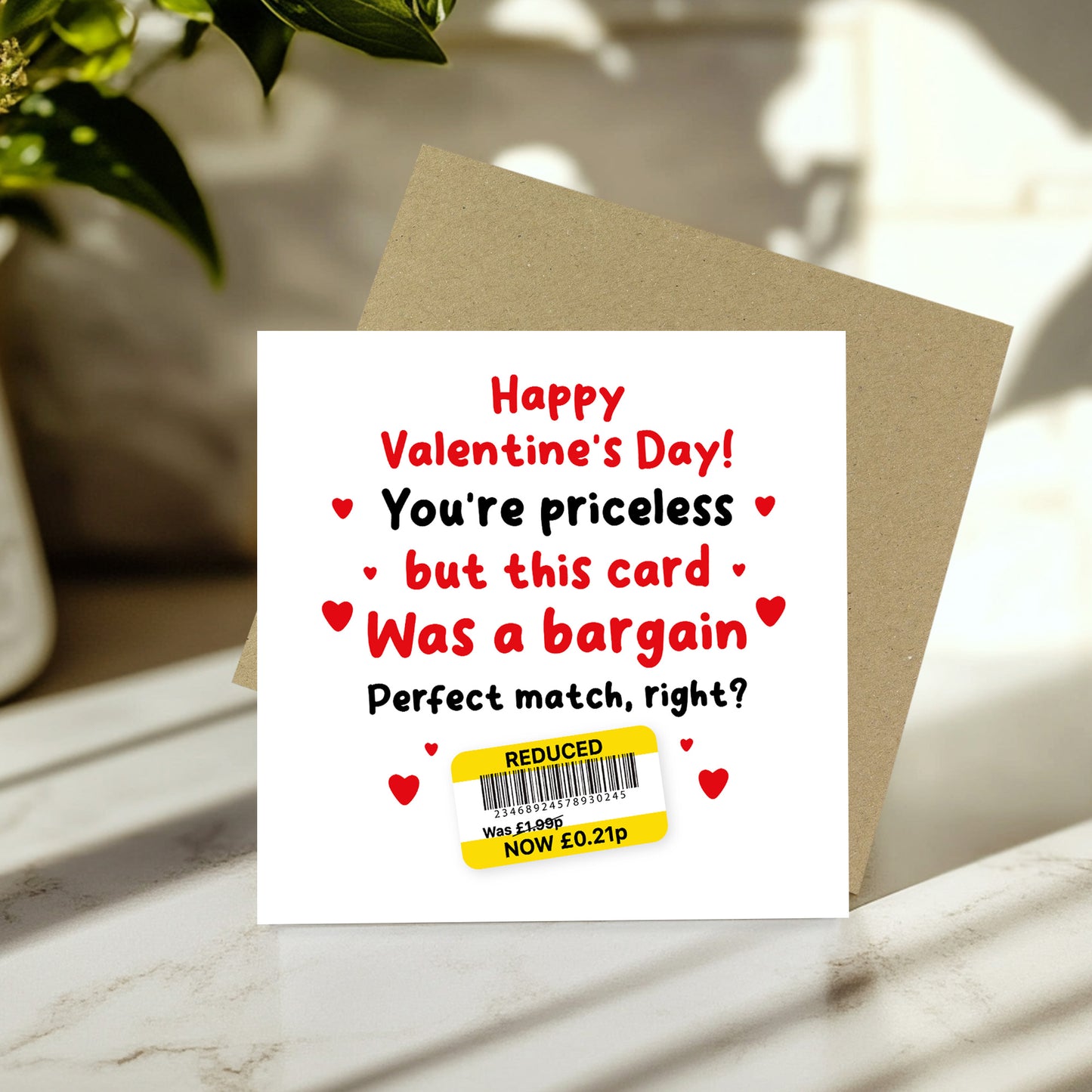Joke Valentines Day Card For Boyfriend Girlfriend Funny Reduced