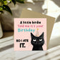 Funny Birthday Card Happy Birthday for Friends Funny Cat Card