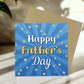 Dad Card For Fathers Day With Envelope Included Gold Stars