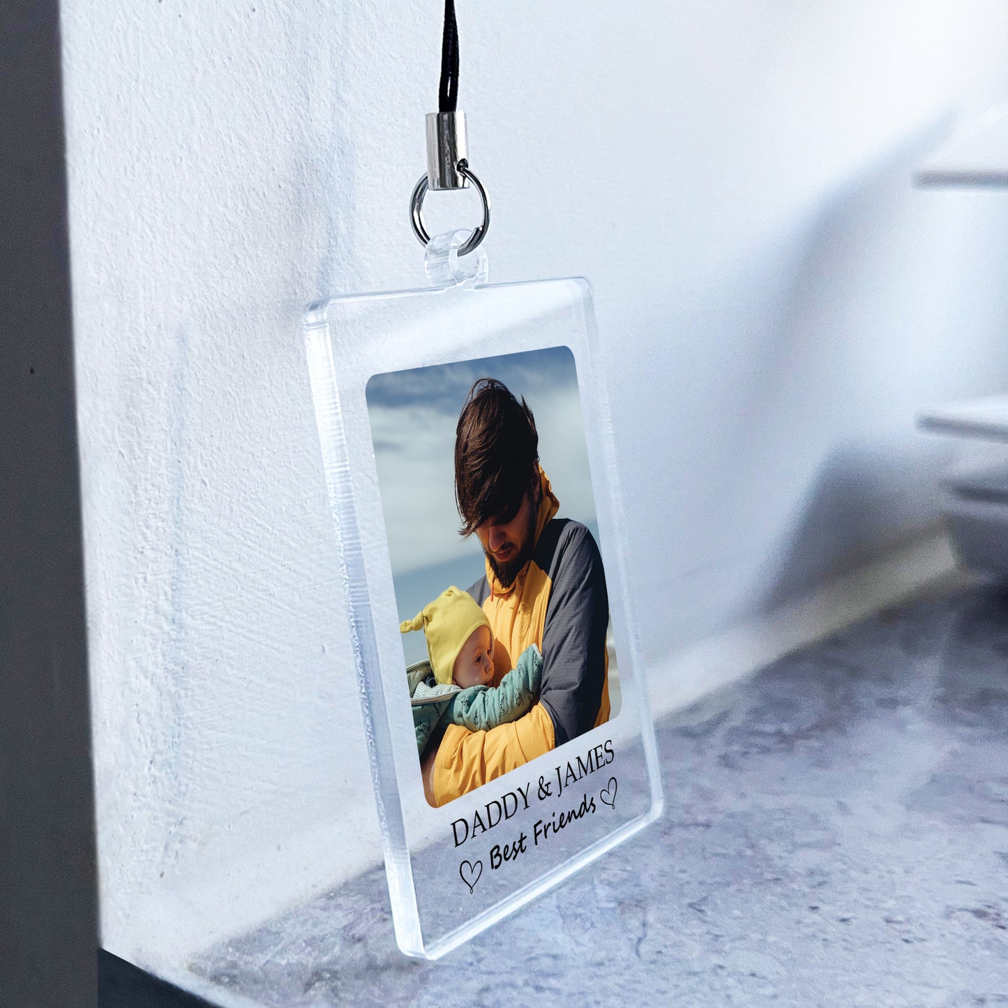 Personalised Daddy Keyring Daddy Gift For Birthday Fathers Day