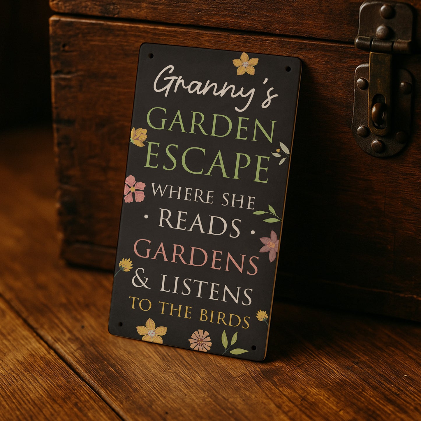 Personalised Garden Sign For Outside GARDEN ESCAPE Sign For Gard