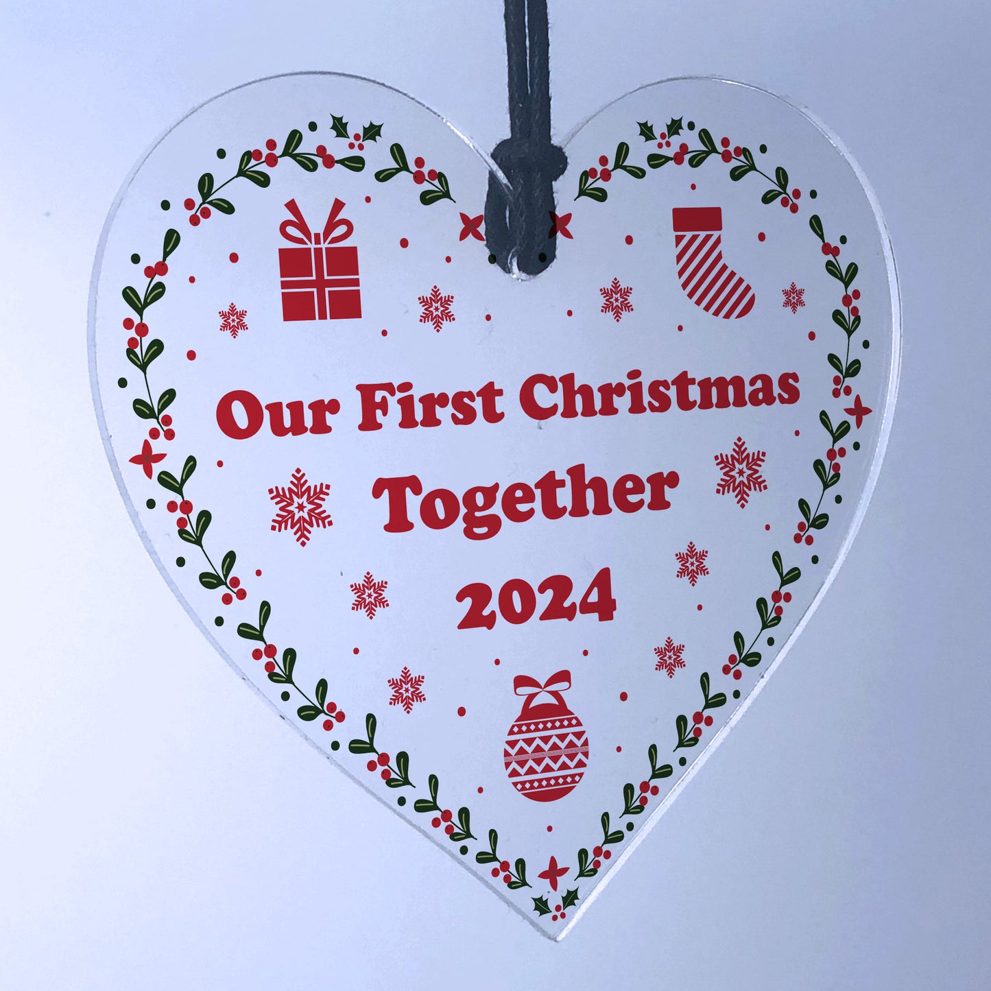 Personalised First Christmas Together Bauble 1st Christmas