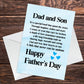 Fathers Day Cards From Son A6 Fathers Day Cards Dad Son Poem