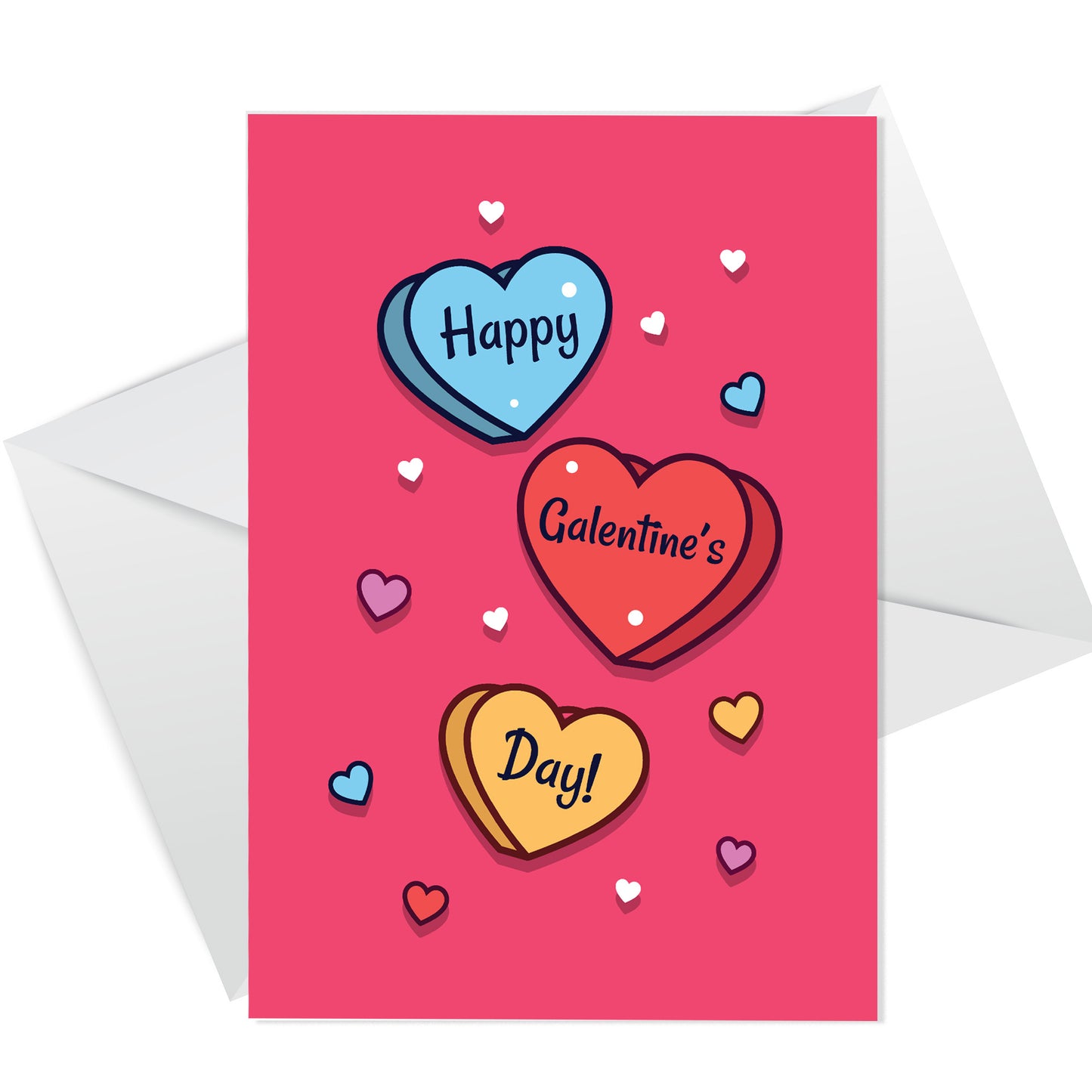 Pack Of 6 Galentines Day Cards For Best Friends Valentines Card