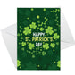 Pack of 6 St. Patrick's Day Greeting Cards and White Envelopes