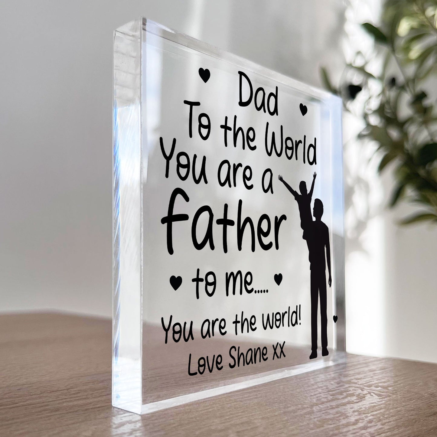 Fathers Day Birthday Gift For Dad Personalised Dad Gift From Son