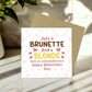 Galentines Day Card, Blonde And Brunette Best Friend Card Funny