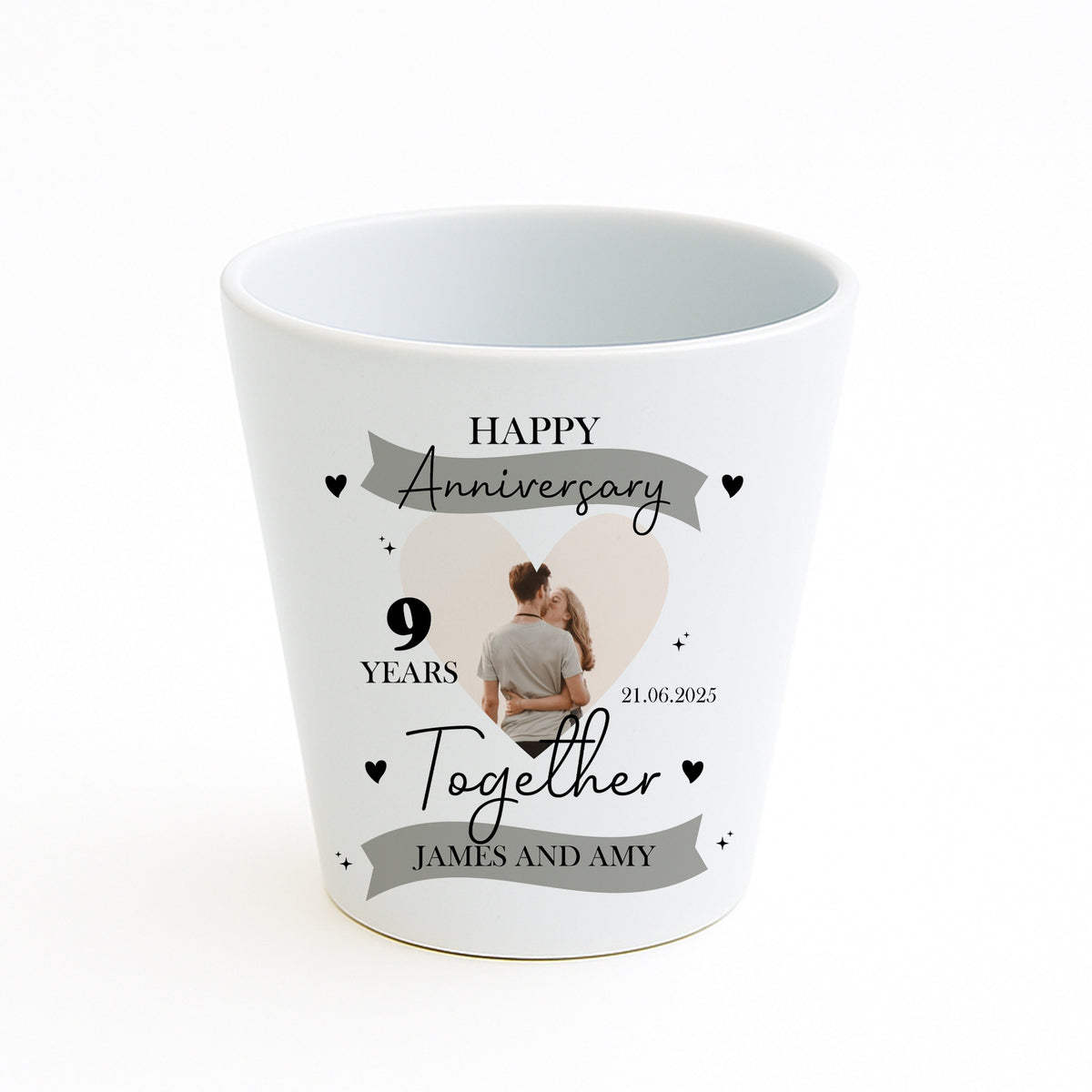 Personalised 9th Anniversary Gift Husband Wife Girlfriend