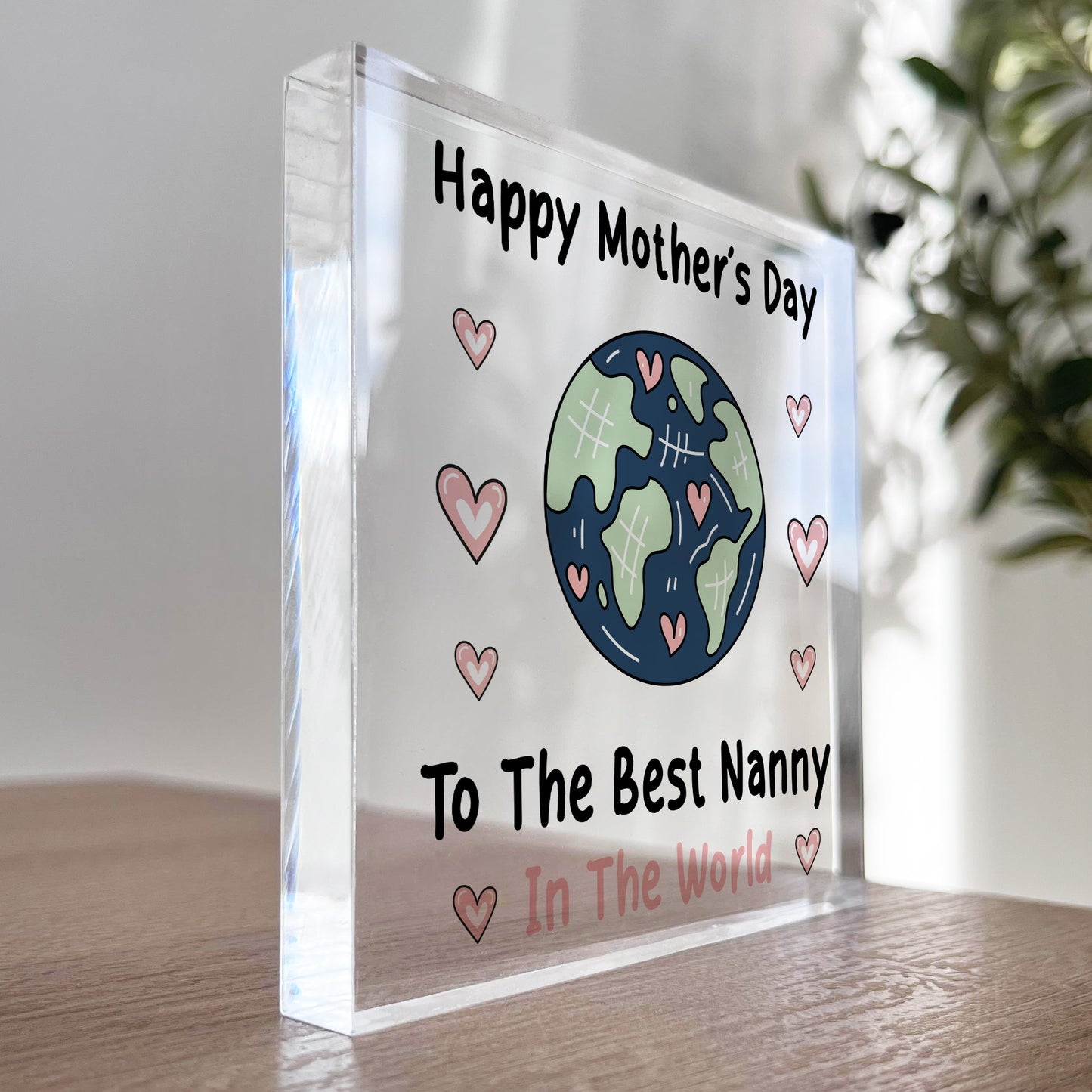Happy Mothers Day Gift For Nanny Plaque Nanny Gifts