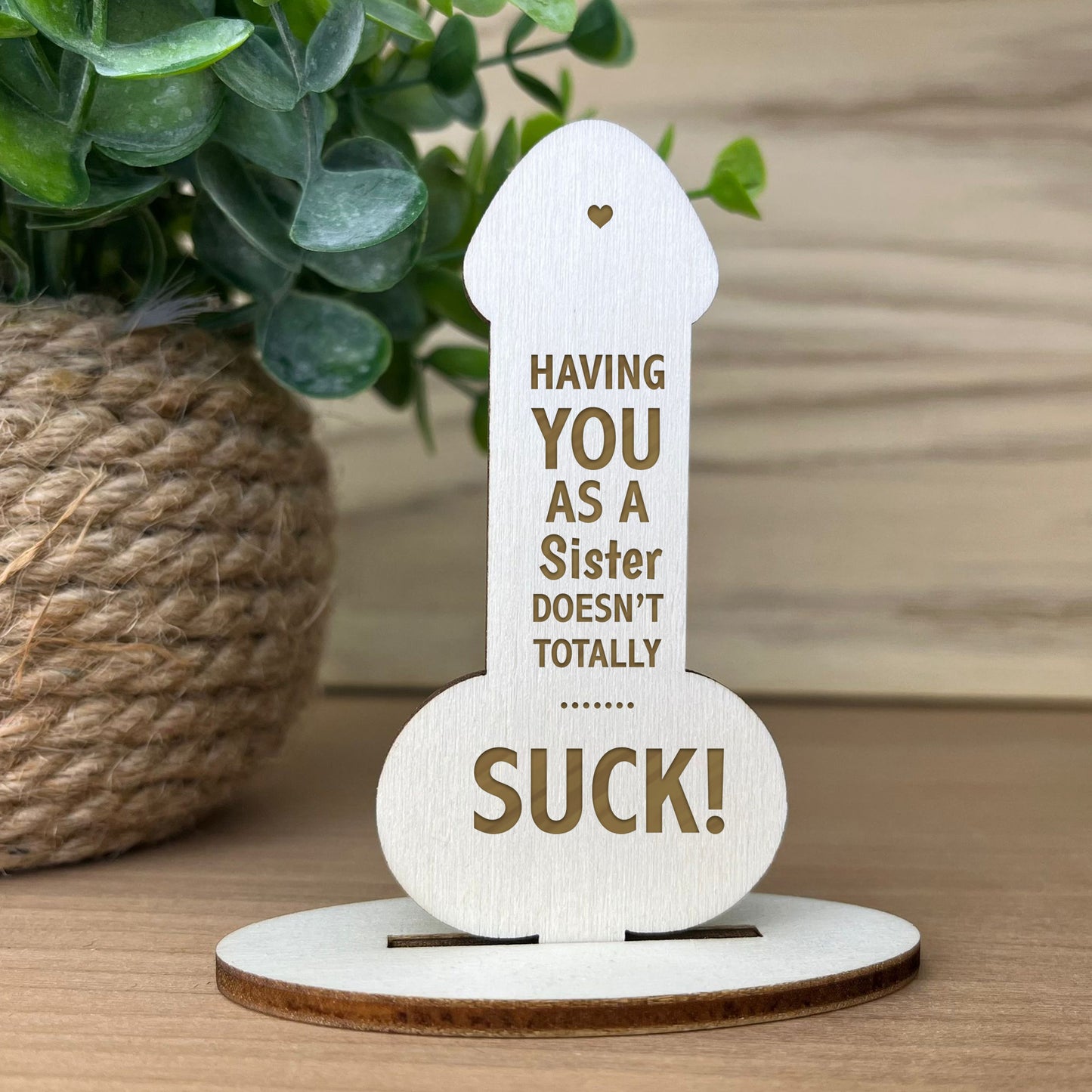 Funny Rude Gift For Sister Birthday Christmas Joke Gift For Her