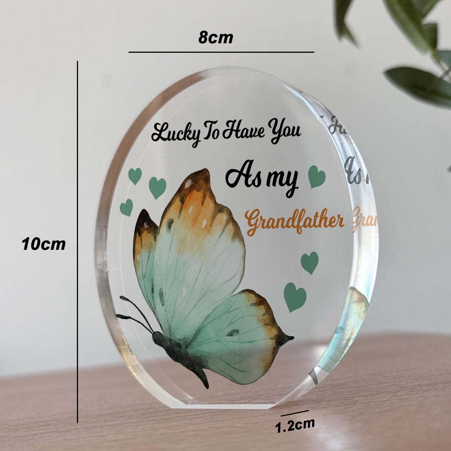 Grandfather Acrylic Plaque Gifts Grandad Gifts For Birthday